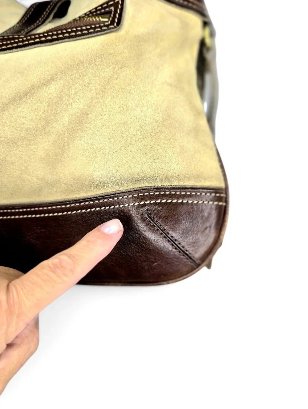 Coach Patchwork Hobo handbag. Brown/gold.